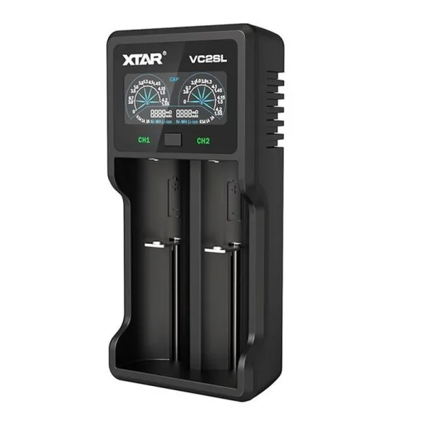 Produktas Akumuliatorių įkroviklis XTAR VC2SL Li-Ion/NiMh/NiCD USB-C su nešiojamo įkroviklio ("powerbank") funkcija Paveikslėlis