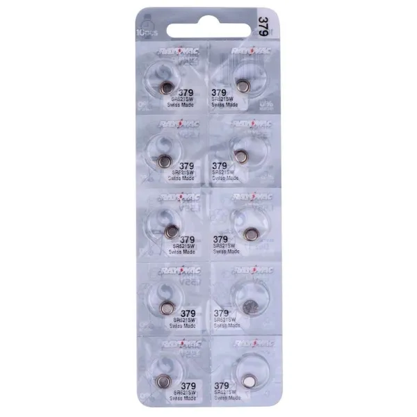 Produktas RAYOVAC  379 (SR63, SR521) -C10 Paveikslėlis