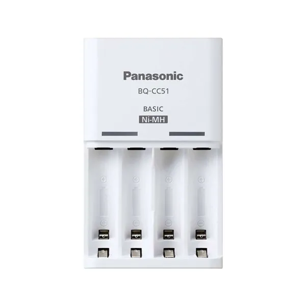 Produktas Baterijų įkroviklis Panasonic 4 x AA 1900 mAh Paveikslėlis