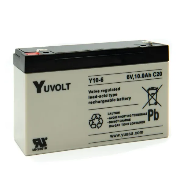 Produktas Akumuliatorius Yuasa YUVOLT 6 V 10 Ah Paveikslėlis