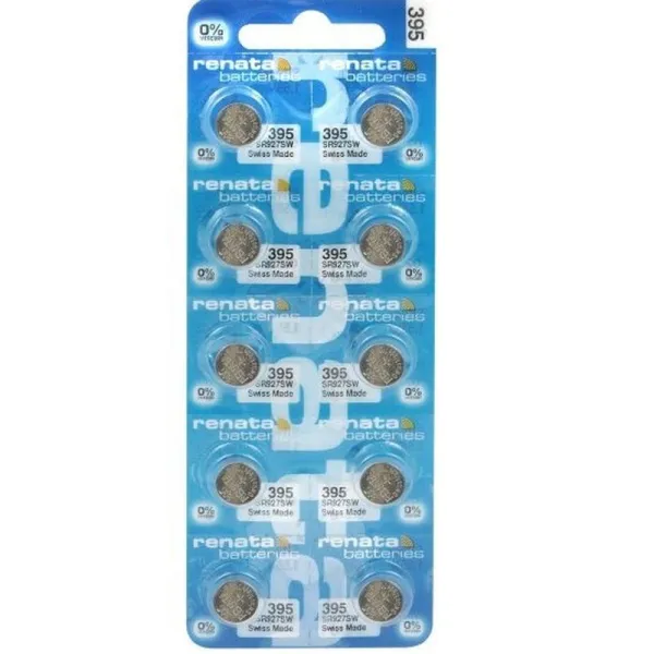 Produktas Baterija Renata 395 (SR57, SR927SW, AG7 Paveikslėlis