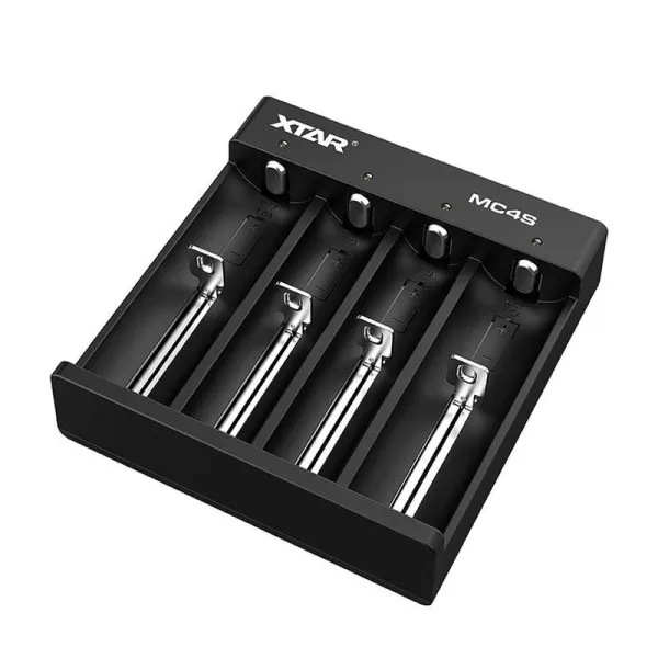 Akumuliatorių įkroviklis XTAR MC4S Li-Ion-NiMh 18650/26650 USB-C