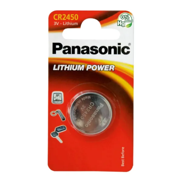Produktas Panasonic Lithium CR2450 Paveikslėlis