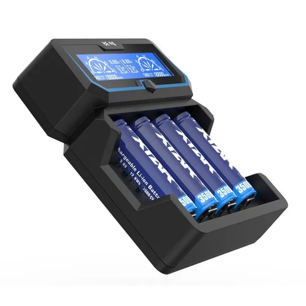 Produktas Akumuliatorių įkroviklis XTAR X4 Li-Ion/NiMh  2A AC/USB greito įkrovimo Paveikslėlis