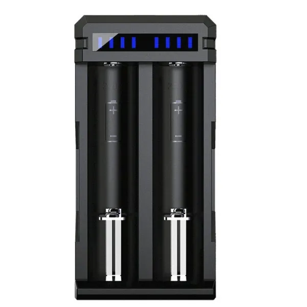 Akumuliatorių įkroviklis XTAR FC2 Li-Ion/NiMh 10440/26650 USB-C