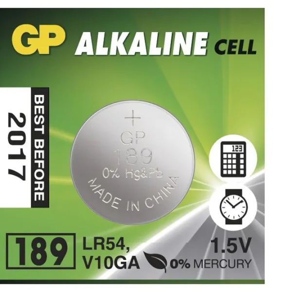 GP 189 (LR1130, LR54, AG10)