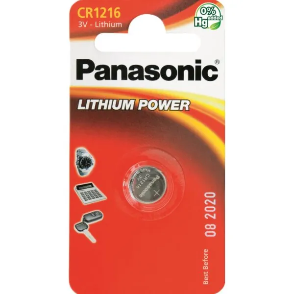 Produktas Panasonic Lithium CR1216 Paveikslėlis